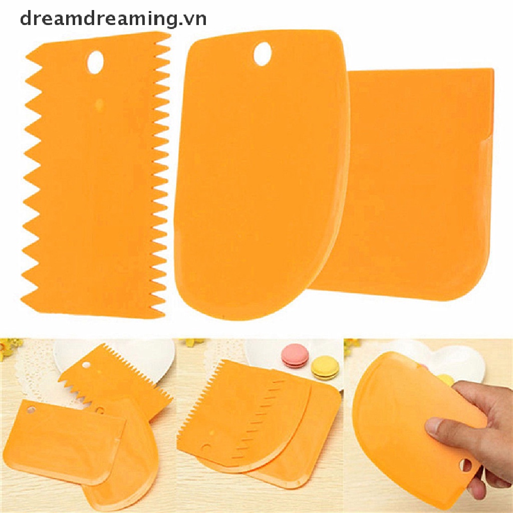 Bộ 3 Dụng Cụ Nướng Bánh Bằng Nhựa Tiện Dụng