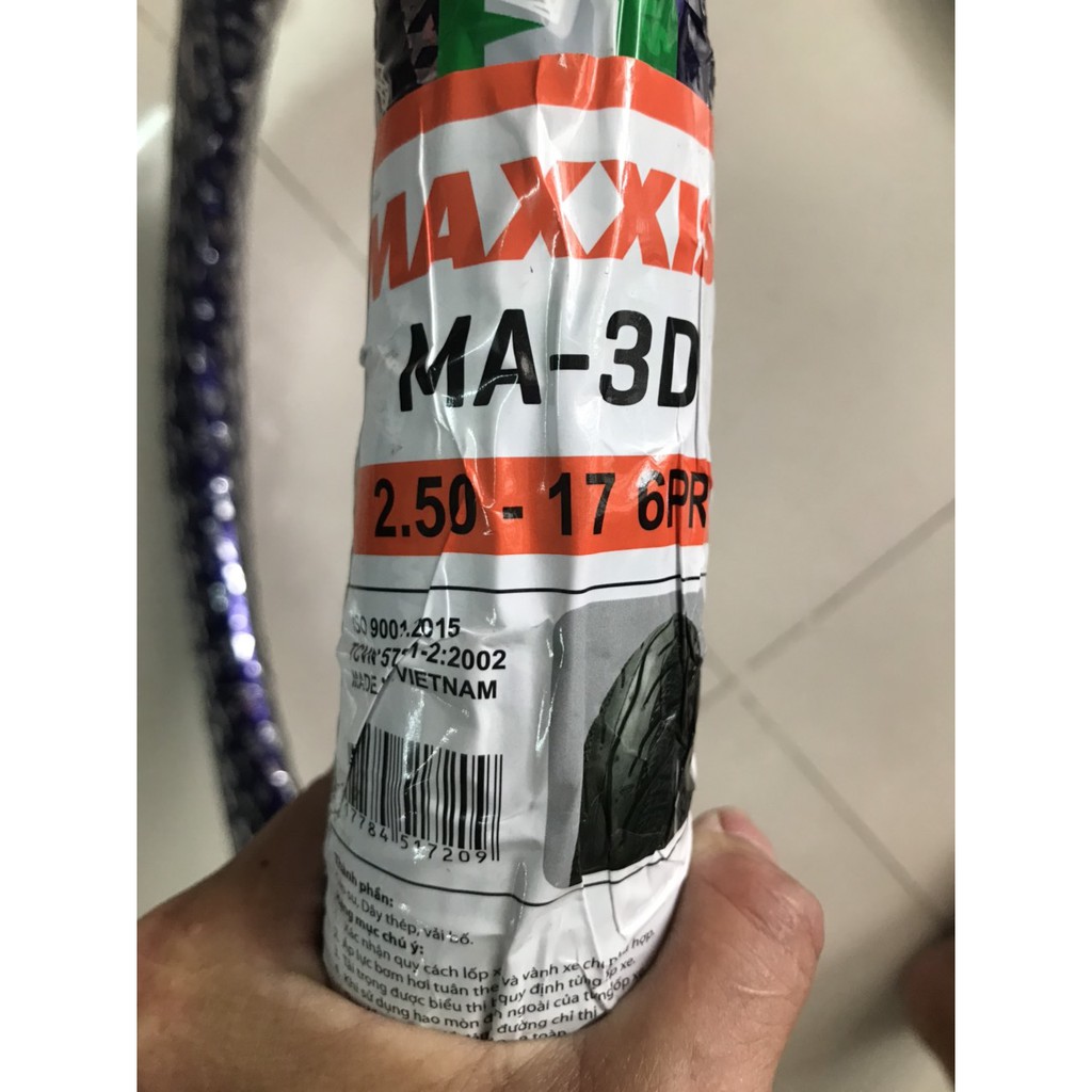 VỎ- LỐP MAXXIS DAIMOND 225 250 275-17 CÓ RUỘT-SĂM CHÍNH HÃNG