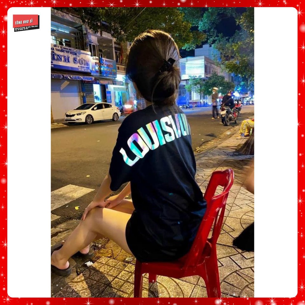 💥 Tổng Kho Sỉ Áo Thun 💥 Áo Thun Tay Lỡ Nam Nữ LuonVuiTuoi Phản Quang Ngang Lưng Siêu Đẹp [ảnh Thật]