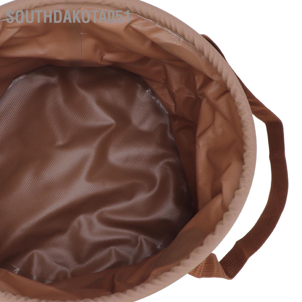 Southdakota051 Xô có thể thu gọn Mang chịu được tiết kiệm không gian gấp di động để đi cắm trại ngoài trời