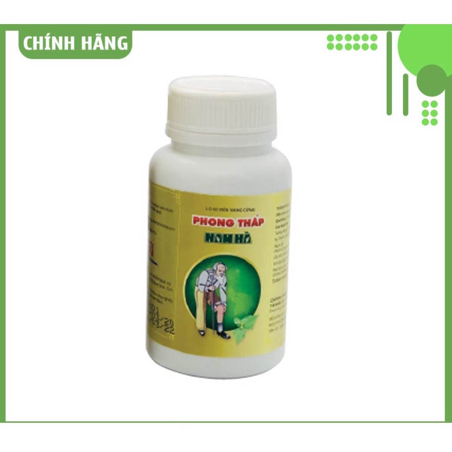 Hoàn Phong Thấp Nam Hà - Lọ 60 viên - Hỗ Trợ Phong Tê Thấp, Tê Bì Chân Tay, Nhức Mỏi Xương Khớp