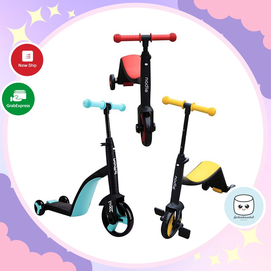 Xe trượt Scooter Nadle 3 trong 1