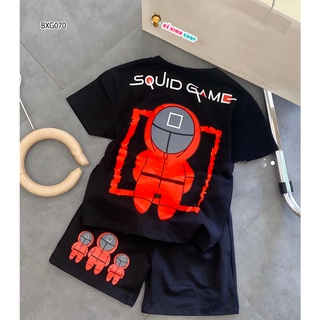 [MỚI VỀ] Quần áo Squid Game bé trai HOTTREND 2021 BXG070