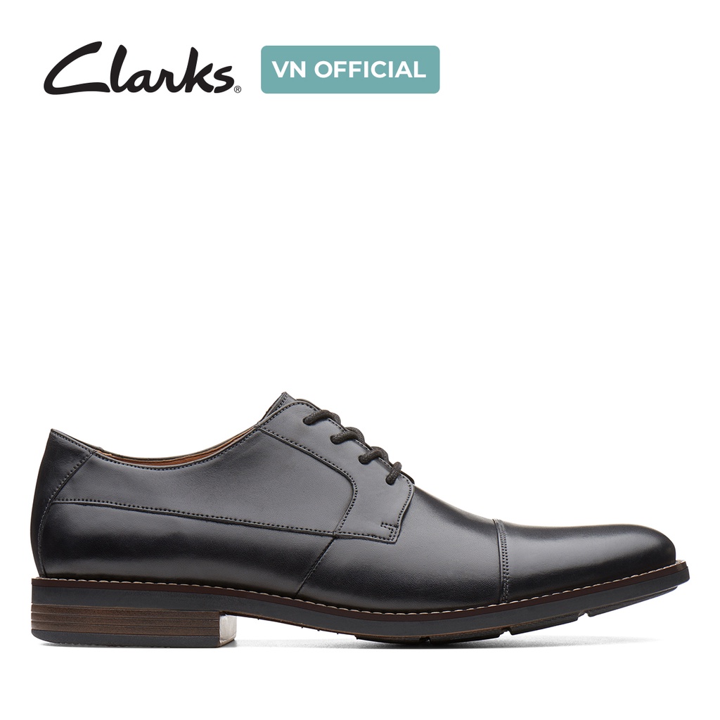 Giày Oxfords CLARKS Becken Cap màu đen