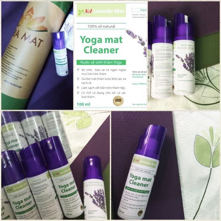 Chai Xịt Vệ Sinh Thảm Tập Yoga - Yoga Mat Cleaner - Dung Dịch Làm Sạch Và Ngừa Mùi Hôi Trên Thảm