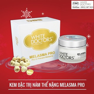 Kem xóa, làm mờ nám chuyên nghiệp, xóa nám thể nặng White Doctors Melasma Pro