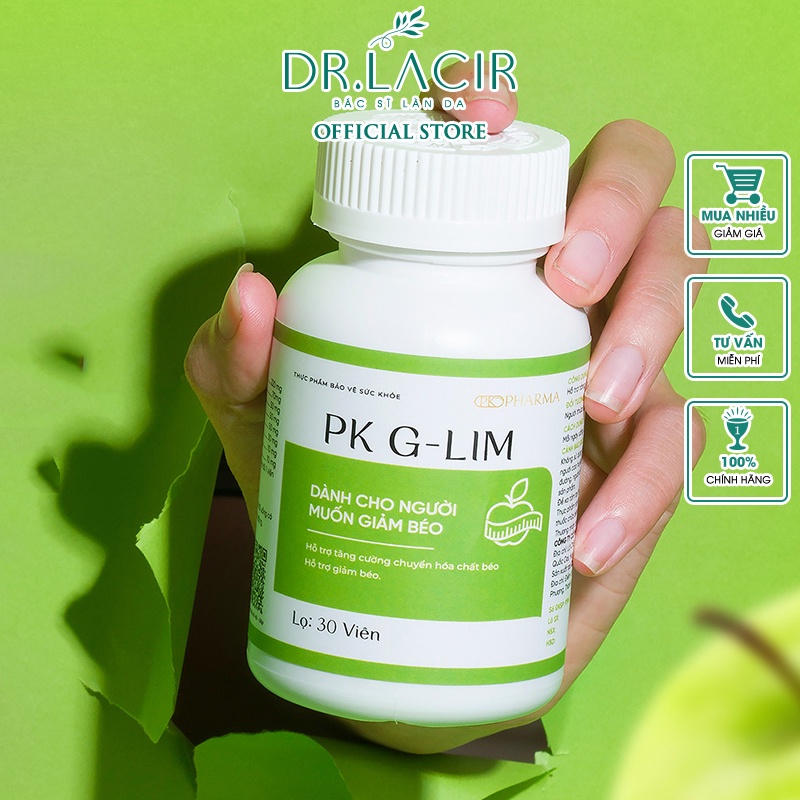 Viên uống Giảm cân táo PK G-LIM Lamer Dr Lacir Hộp 30 viên DR49