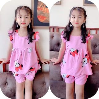 Bộ Lanh Lụa cho bé. (8-30kg)