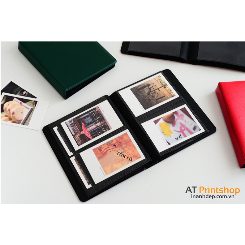 Combo 72 ảnh 7x10 Polaroid + Album bìa da - Giấy ảnh chính hãng FUJIFILM