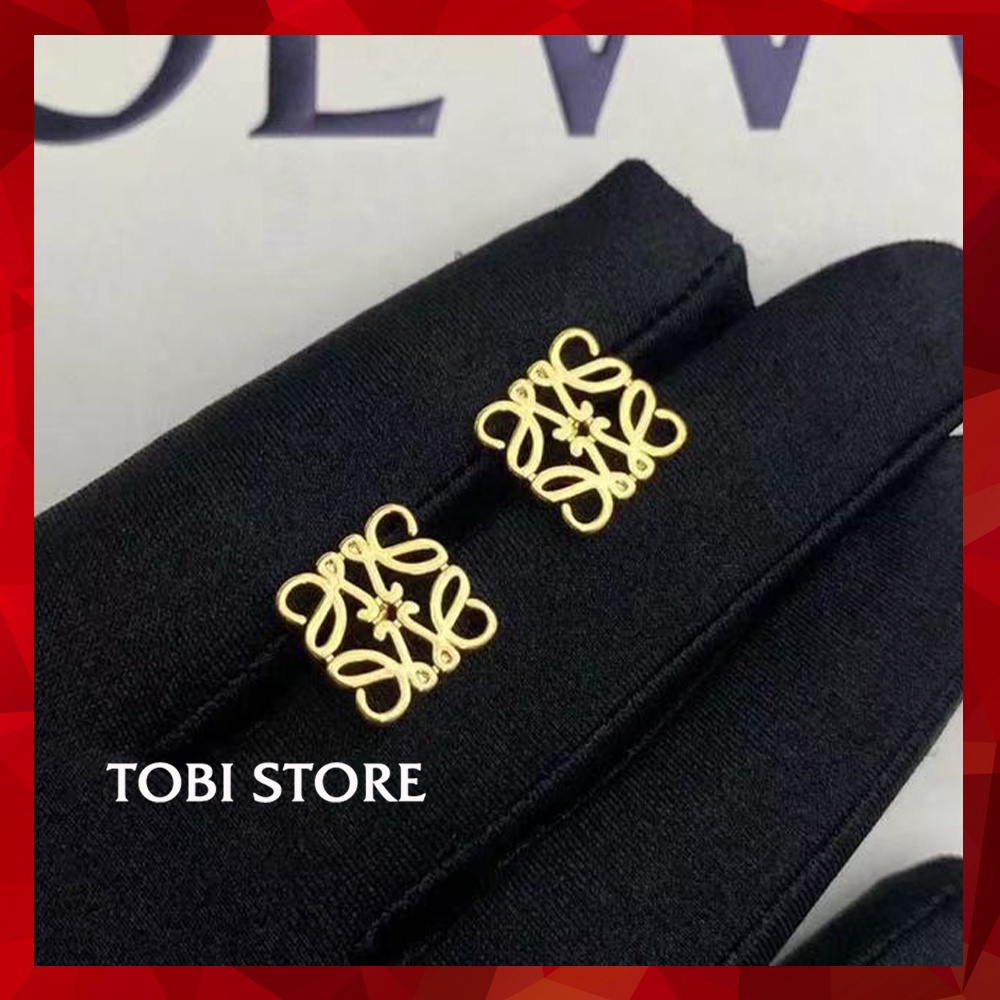 Bông tai thương hiệu LOE WE mạ vàng dạng nụ TB431 TOBI STORE