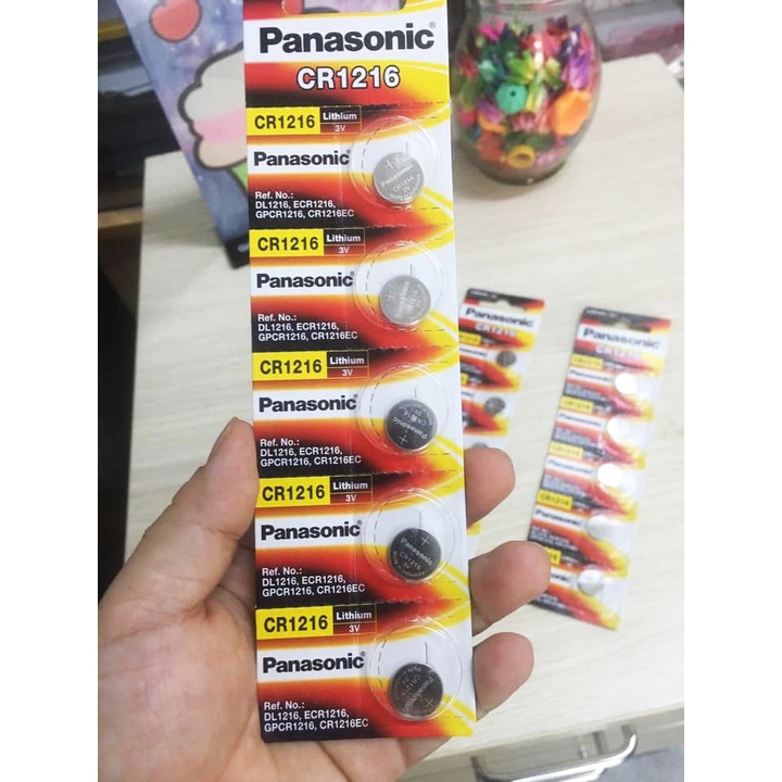Pin CR1216 Panasonic 3V Lithium Chính Hãng - Vỉ 1 viên