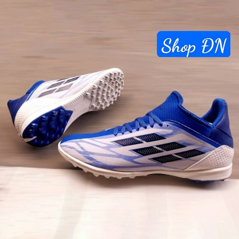 Giày bóng đá sân cỏ nhân tạo Winbro Xspeed đã khâu đế Trắng xanh