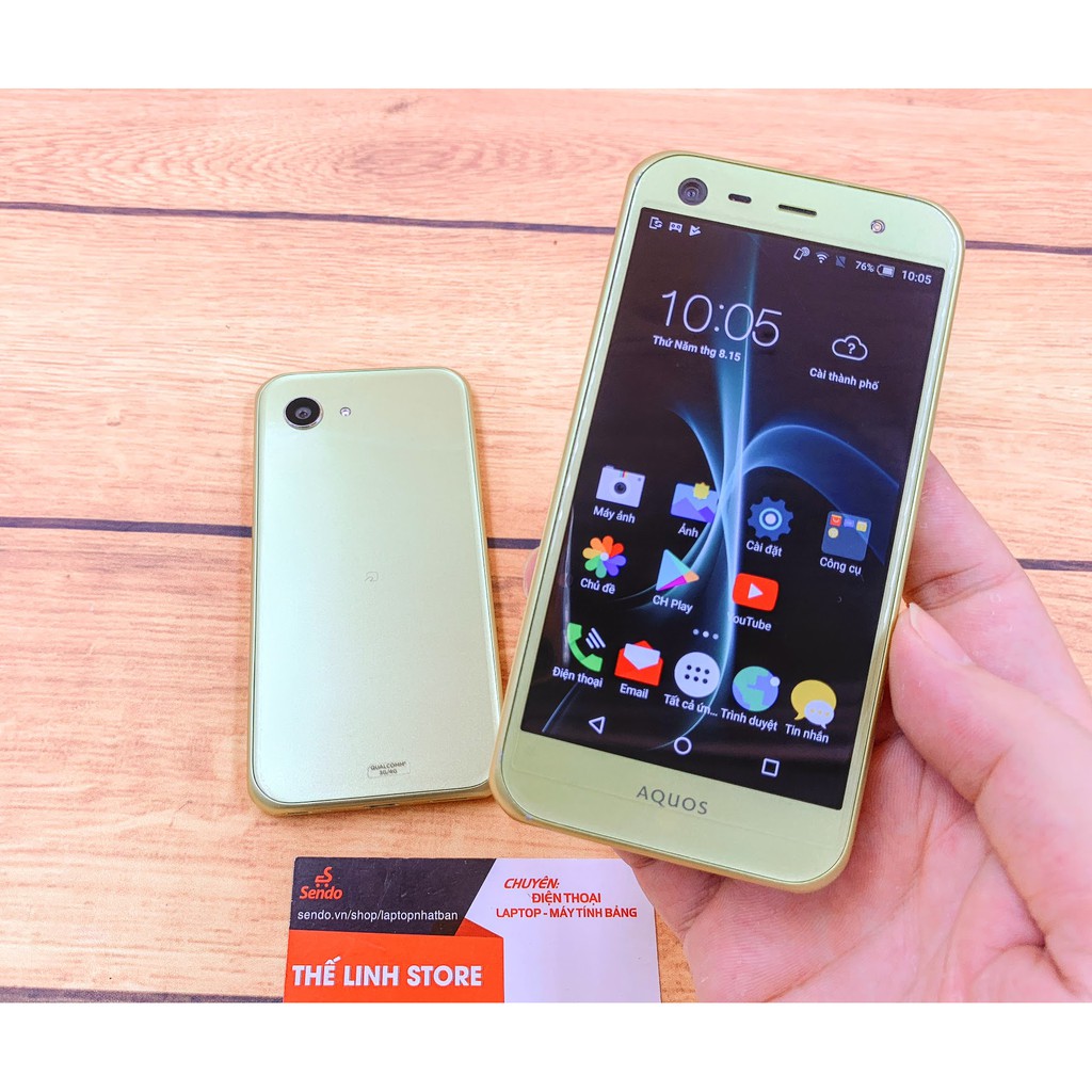 [Mã 11ELSALE hoàn 7% đơn 300K] ĐIện thoại Sharp 603SH Xx3 Mini - Snap 617 Ram 3G 16G