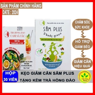 Giảm cân sâm plus -Kẹo giảm cân sâm plus -469k(30 kẹo +15 trà )