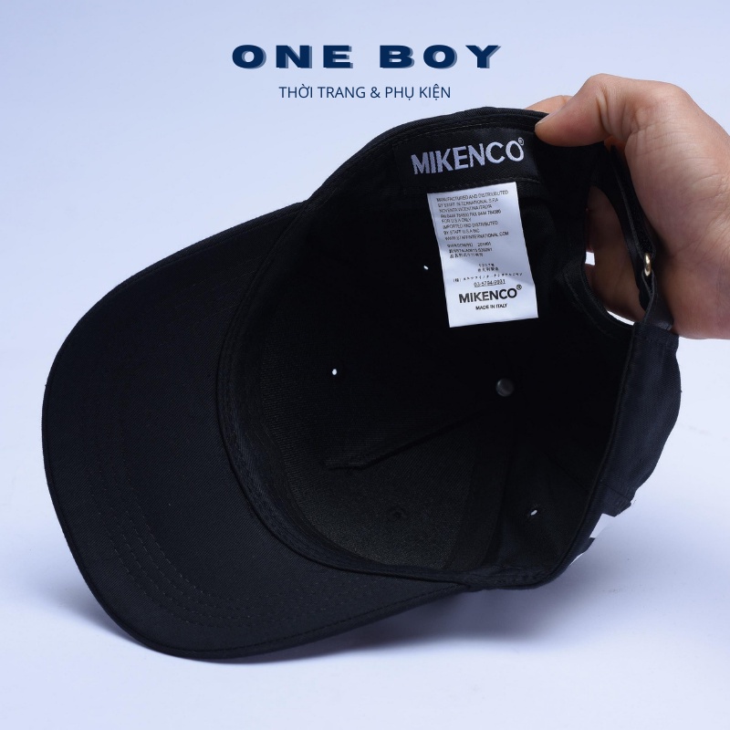 Mũ lưỡi trai nam Mikenco quai da cao cấp, nón kết nam nữ phụ kiện thời trang uzzlang phong cách form đứng ôm đầu