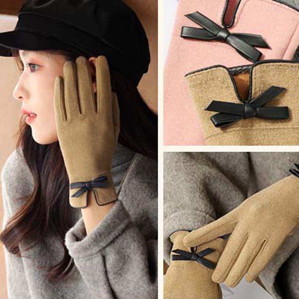Găng Tay Giữ Ấm Mùa Đông Có Thể Chạm Màn Hình Cảm Ứng VANES1 Dành Cho Nữ