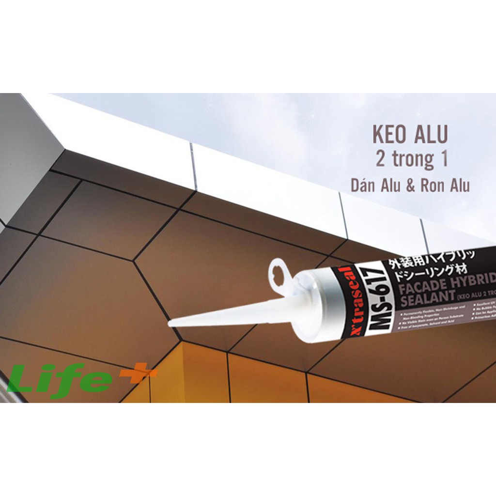 Keo làm ron, keo chà ron Alu X'traseal MS-617 ngoài trời