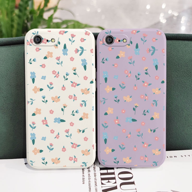 Ốp Điện Thoại Silicon Dẻo Họa Tiết Hoa Xinh Xắn Cho IPhone 8 7 Plus SE 2020 6 6S Plus