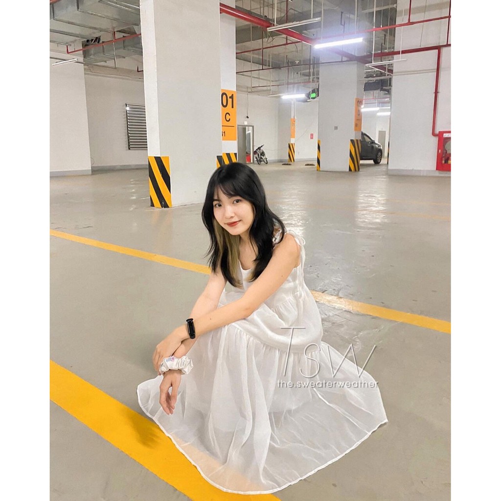 Váy Đi Biển, Váy Maxi 2 Dây Chất Đũi Tơ Hàng Loại 1/ 2 Lớp Siêu Dày Dặn (Hàng Shop) | BigBuy360 - bigbuy360.vn