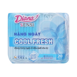 Băng vệ sinh Diana Sensi Cool Fresh hàng ngày 20 miếng