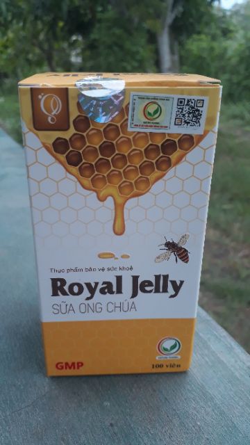 SỮA ONG CHÚA ROYAL JELLY NATURE PHARMA HỘP 100 VIÊN