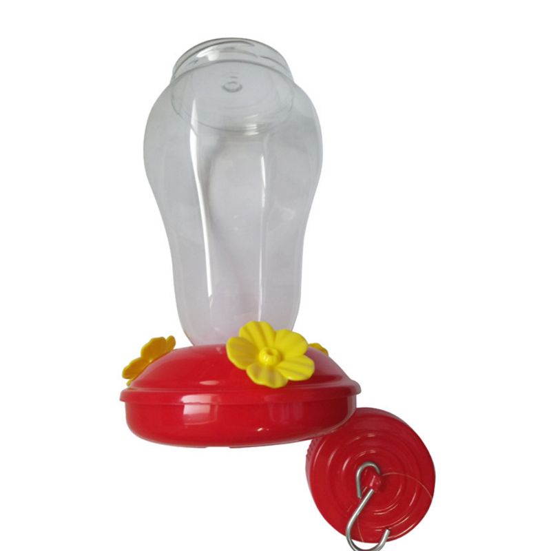 Dụng Cụ Đựng Nước Uống Bằng Nhựa Miệng Rộng Hình Hoa Treo Cửa Sổ Ngoài Trời Cho Chim Ruồi Chim Ruồi