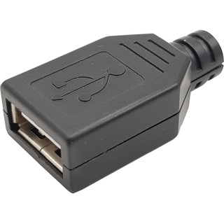 [NSHOP] Đầu USB A Cái 4P kèm vỏ