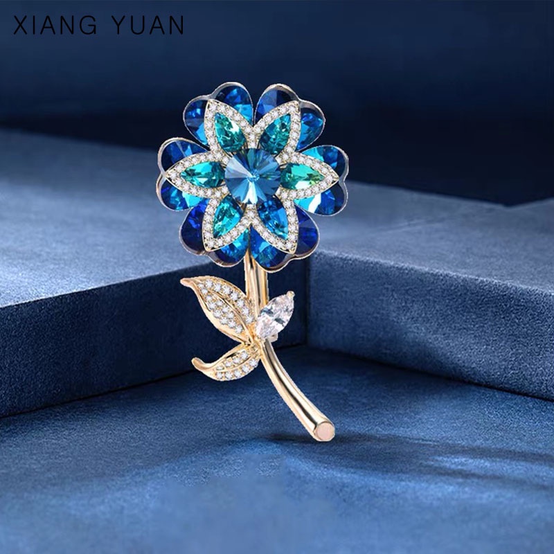 Ghim CàI ÁO HìNh Hoa ĐíNh Kim Cương Giả ThờI Trang Cho Nữ