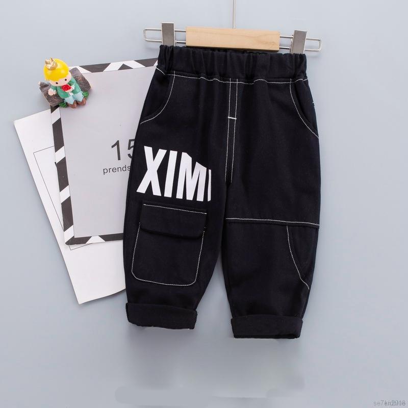 Quần Jeans Dài Phong Cách Hàn Quốc Cho Bé Trai