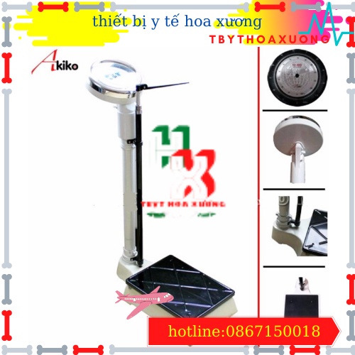 [Hàng Chính Hãng] Cân Sức Khỏe Có Thước Đo Chiều Cao TZ-120 AKIKO