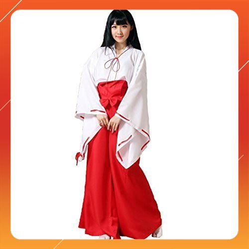 [SALE 50%] Kikyo Inuyasha Costume - Cosplay Kikyo Chất Lượng