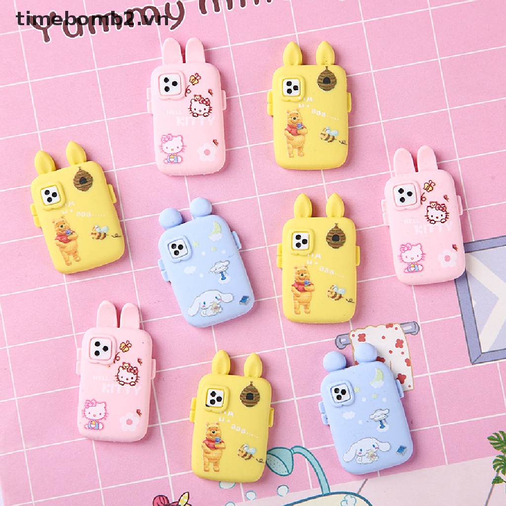 Set 5 Điện Thoại Mini Tỉ Lệ 1: 12 Cho Bé Chơi Đồ Hàng