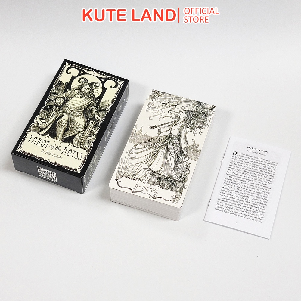 [Size Gốc] Bộ Bài Tarot Of The Abyss 78 Lá Bài 7x12 Cm Tặng Đá Thanh Tẩy S80
