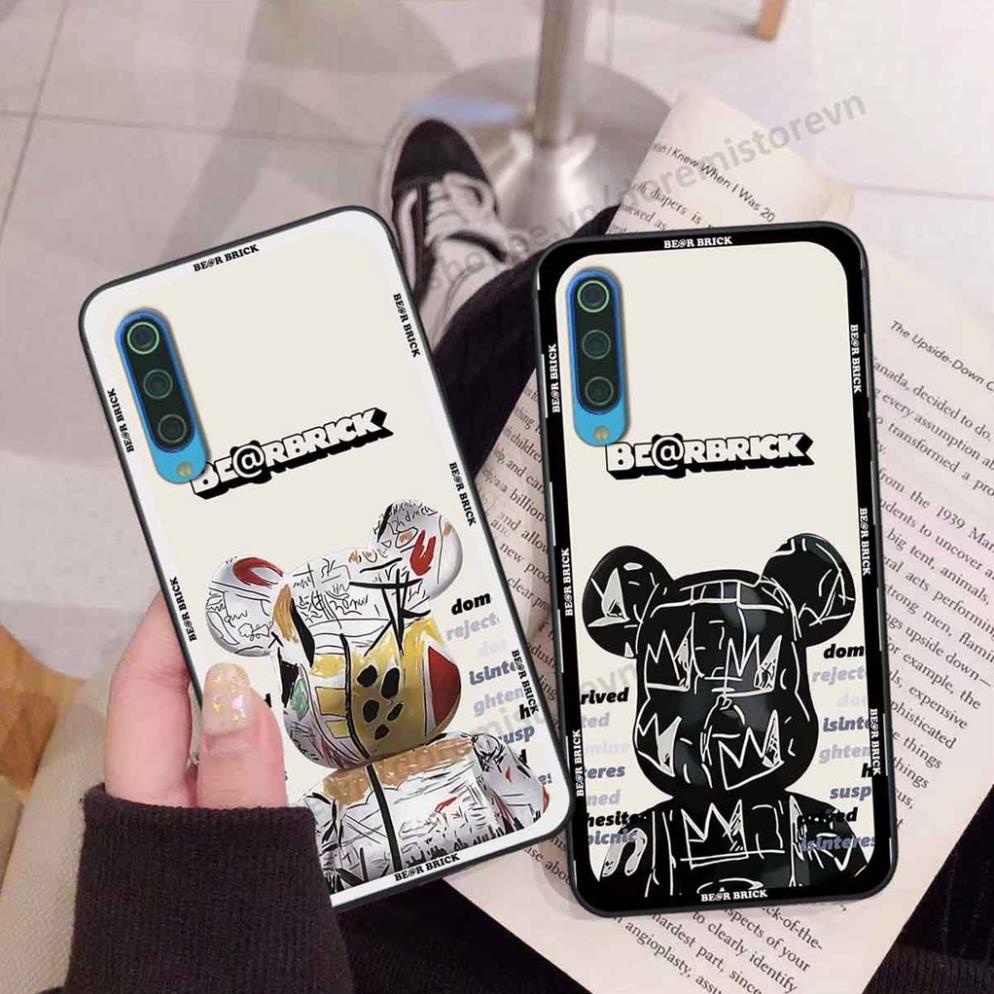 Ốp Xiaomi Mi 9 lite thể thao, bear brick, ốp lưng dẻo thời trang bền đẹp