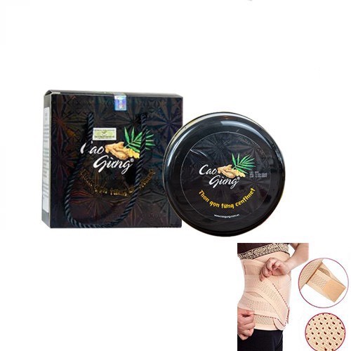 Cao Gừng Tan Mỡ Bụng Chính hãng Thiên Nhiên Việt 250g - Tặng Nịt Bụng