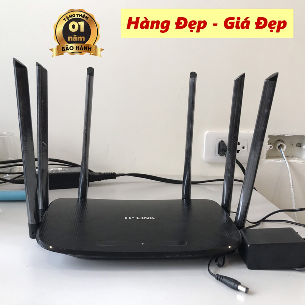 Bộ phát wifi tp link 6 Râu WDR7300, Băng tần kép, AC 1.750Mbs - Siêu Khỏe