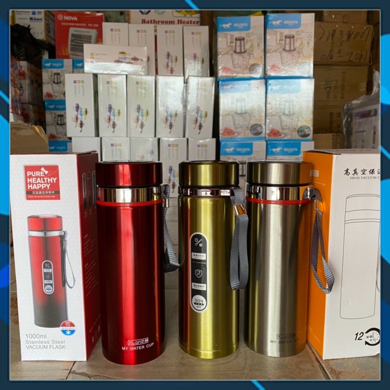Bình Giữ Nhiệt , Bình Đựng Nước Inox Fashion Dung Tích 1L