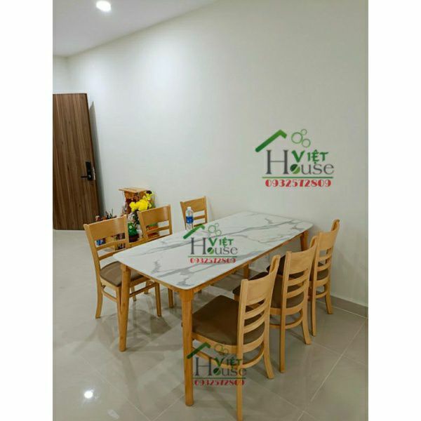 Bàn ăn Cabin giả đá 6 ghế giá rẻ