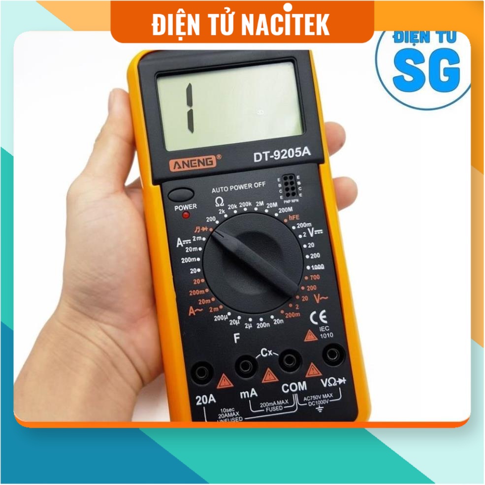 [NSHOP] Đồng Hồ Đo Điện DT-9205A - J5SQ
