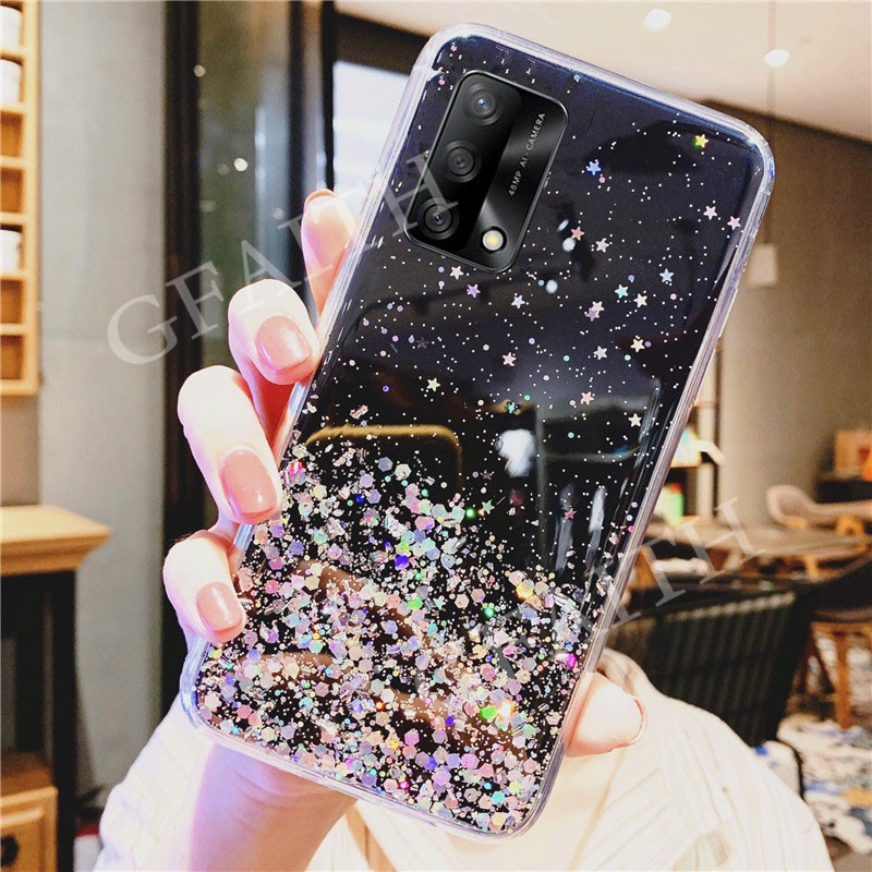 Ốp Điện Thoại Màu Trơn Lấp Lánh Cho OPPO Reno7 Pro 5G Reno 7 Z 7Z 6Z Reno6 Z Reno 6 Pro A76 A95 4G A16