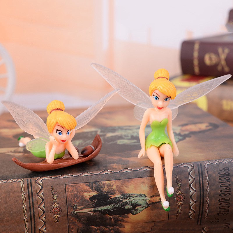 Sáu Nàng Tiên Tinker Bell trang trí bàn làm việc, trang trí góc học tập, trưng bày, đồ chơi