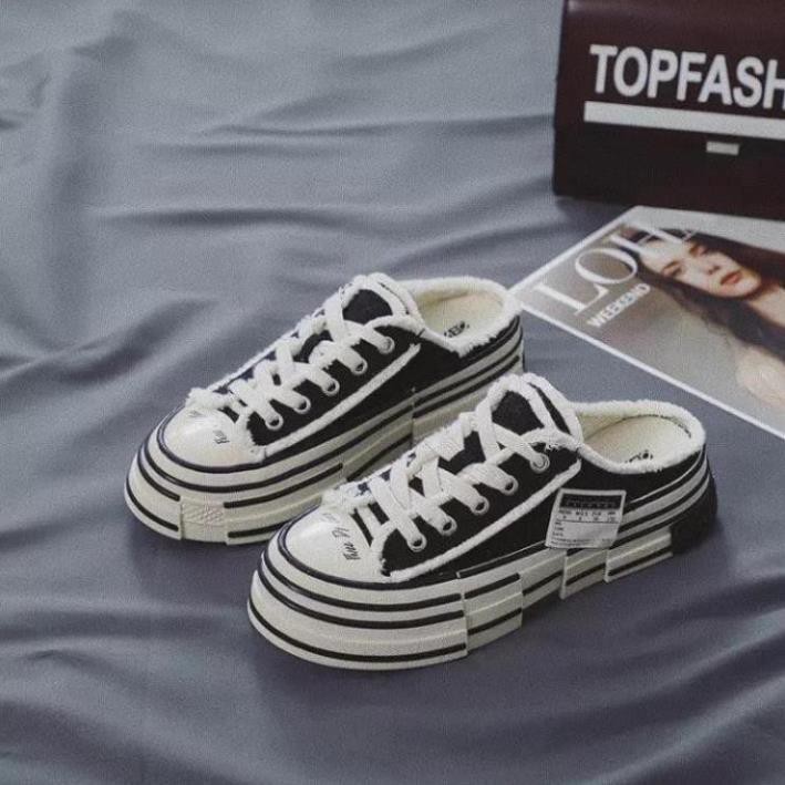 Giày Sục Xvessel, giày sục sneacker đạp gót nam nữ hot 2020 [full box bill] | BigBuy360 - bigbuy360.vn