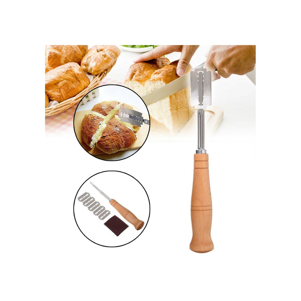 Dao Cắt Bánh Mì Cong Bằng Thép Không Gỉ 304