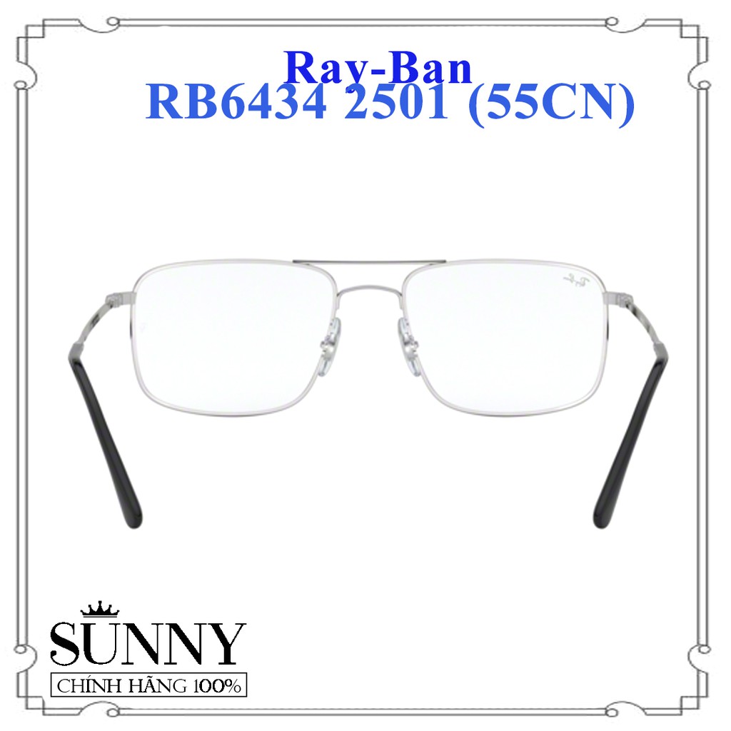 RB6434 2501 (55CN) - Gọng kính Rayban chính hãng, bảo hành toàn quốc
