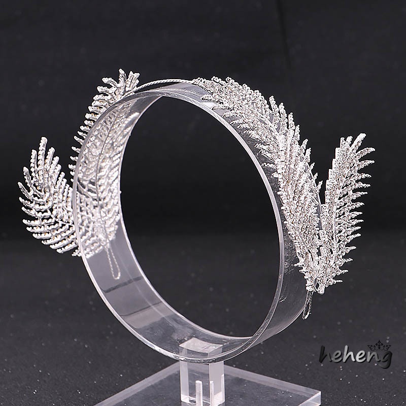 Phụ Kiện Cài Tóc Cô Dâu Đính Lông Vũ Sang Trọng