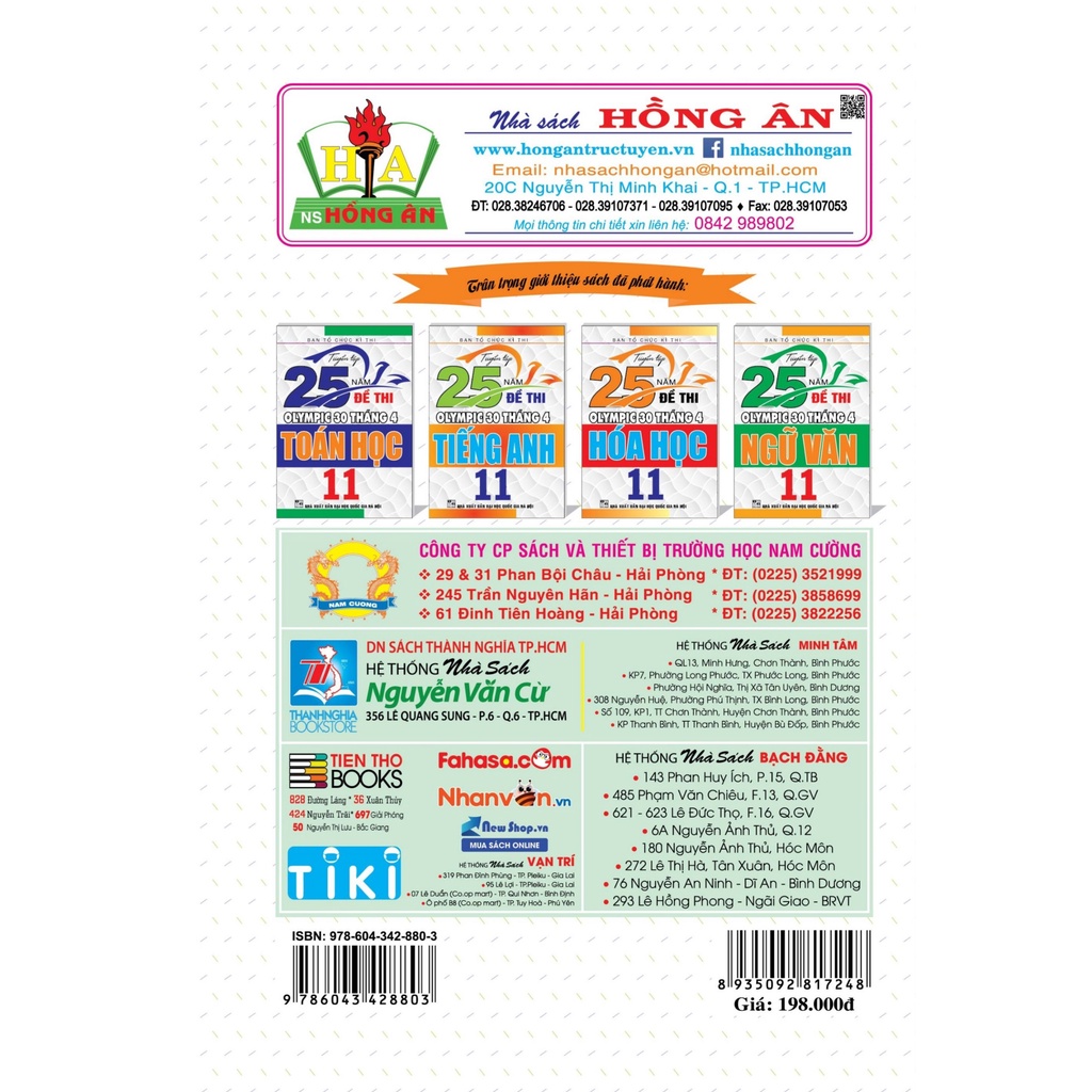 SÁCH - Tuyển tập 25 năm đề thi olympic 30 tháng 4 Vật Lí 11