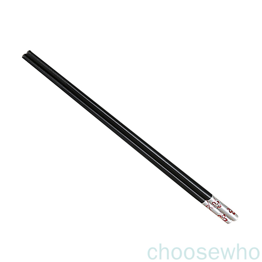 Set 10 đôi đũa sợi thủy tinh chống trượt họa tiết hoa
