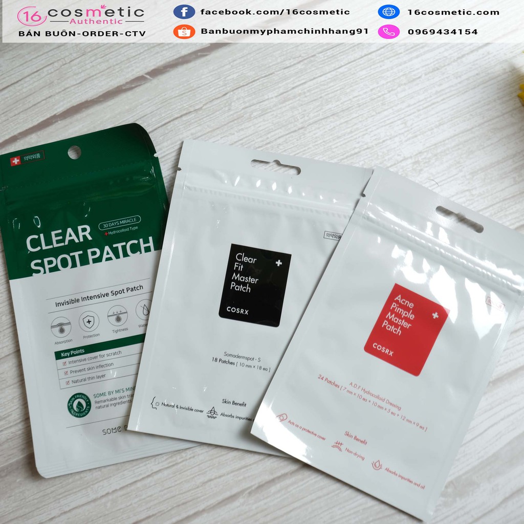 Miếng Dán  Mụn, Che Phủ Nốt Mụn Cosrx Clear Fit Master Patch