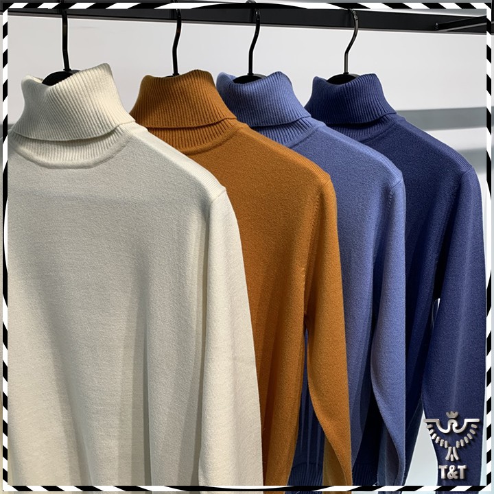 Áo len nam cổ lọ kiểu dáng hàn quốc mẫu mới nhất 2020 AL01