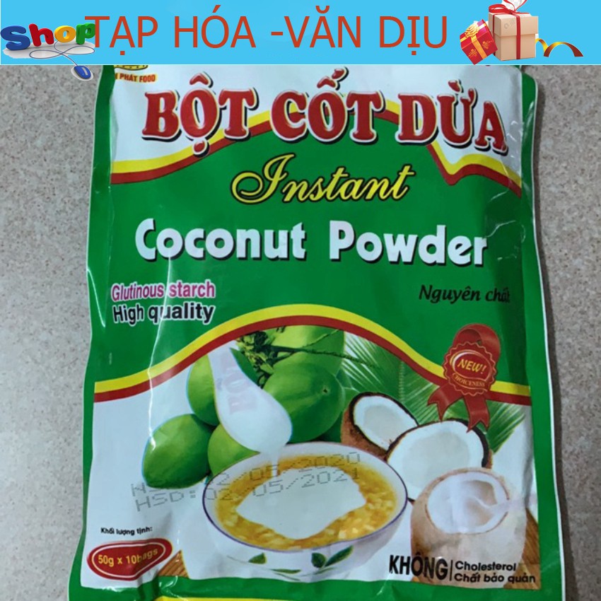 Bột cốt dừa 50g  ✅còn hàng ✅ tạp hóa Văn Dịu